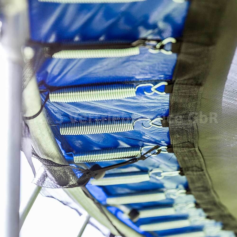 Zahradní trampolína na skákání 250cm vysoká ochranná síť do 100kg nosnost MS16527